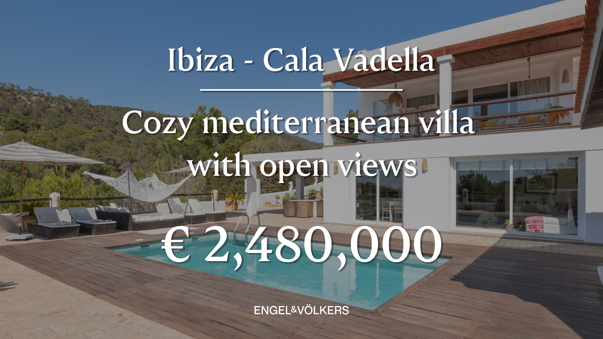 Cala Vadella - Cozy mediterranean villa with open views